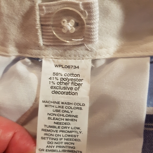 Nautica girls size 10 striped shorts - Picture 6 of 6